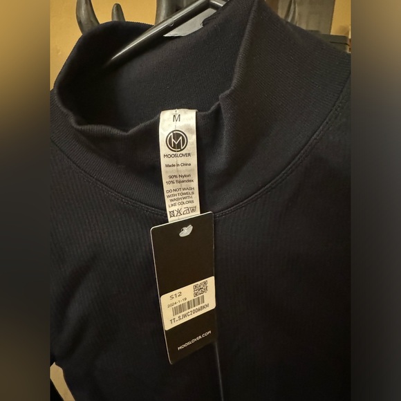 Ribbed Zipper Long Sleeves Jumpsuit. Seamless ribbed with tummy control. Gym. - Picture 7 of 14